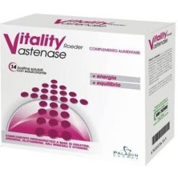 Paladin pharma Vitality Astenase New Integratore 14 Bustine