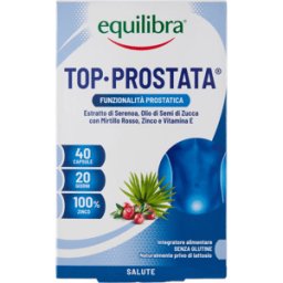 Equilibra Top Prostata Integratore Benessere Vie Urinarie 40 Capsule
