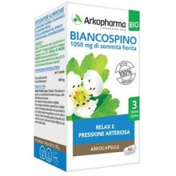Arkocapsule Biancospino Bio Integratore Rilassante 45 Capsule