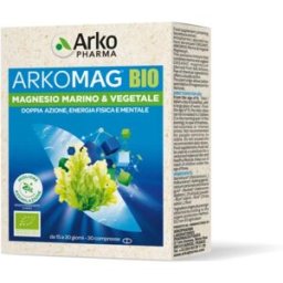 Arkopharma Arkomag Bio Integratore Di Magnesio Contro Stanchezza e Nervosismo 30 Compresse