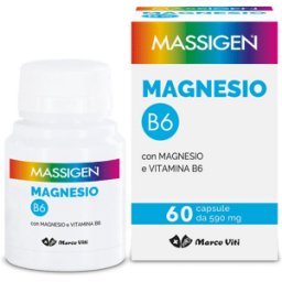 Massigen Magnesio B6 Integratore 60 Capsule