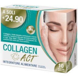 Linea Act Collagen Act Integratore di Collagene 10 Bustine Monodose