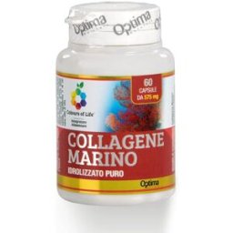 Colours of Life Optima Collagene Marino Integratore Pelle e Ossa 60 Capsule