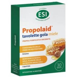 Propolaid Esi Integratore Benessere Gola 30 Tavolette Gusto Miele
