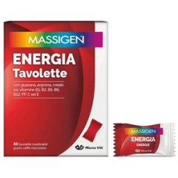 Massigen Energia Integratore Tonico Energetico 30 Tavolette