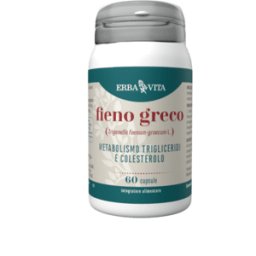 Erba Vita Fieno Greco Integratore Colesterolo e Trigliceridi 60 Capsule