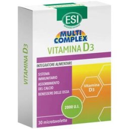 Multicomplex Esi Vitamina D3 Integratore 30 Tavolette