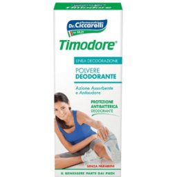 Timodore Polvere Deodorante Piedi Assorbente Antiodore 250 g