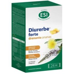 Diurerbe ESI Forte Integratore Diuretico Ananas 24 Pocket Drink