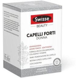 Swisse Beauty Capelli Forti Donna Integratore di Vitamine e Minerali 30 Compresse