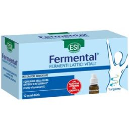 Esi Fermental Max Mini Drink Integratore Ripristina Flora Batterica Intestinale 12 Flaconcini