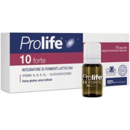 Prolife 10 Forte Integratore Fermenti Lattici Vivi 10 Flaconcini