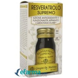 Dottor Giorgini Dr. Giorgini Resveratrolo Supremo Integratore Antiossidante 60 Pastiglie