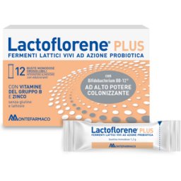 Lactoflorene Plus Integratore Fermenti Lattici Monodose 12 Bustine Orosolubili