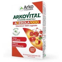 Arkopharma Arkovital Acerola 1000 Integratore 30 Compresse Masticabili