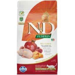 N&D Pumpkin Gatto Neutered Quaglia Zucca Melograno 1.5KG