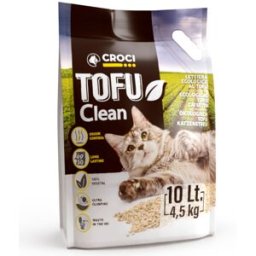 CROCI Lettiera per Gatto Tofu Clean 10L