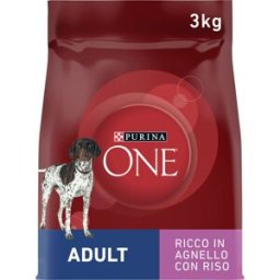 PURINA ONE Cane Adult Agnello e Riso 3KG
