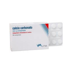 Calcio Carbonato integratore per l'apparato muscolo scheletrico 60 compresse