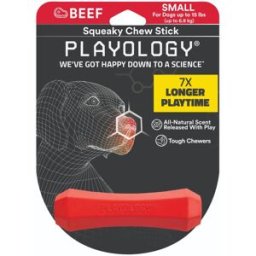 PLAYOLOGY Cane Gioco Squeak Aroma Manzo S