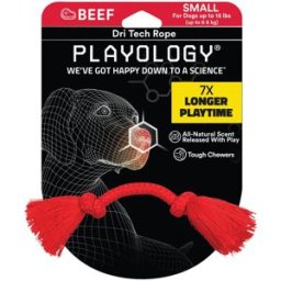 PLAYOLOGY Cane Gioco Corda Aroma Manzo S