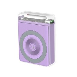 XO Powerbank 10000Mah - Uscite Type C 20W, USB 22,5W, Ricarica Wireless 15W - Ingressi Type C 18W - Facile da trasportare - Ricarica rapida - Resistente - Stabilità e Protezione - Colore Viola