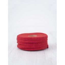 DHG OUTLET - Nastro Feltro Lana 2 mm, alto 1 cm - 20 m Tappeto Rosso - 1 pz.