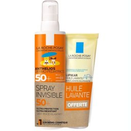 La Roche Posay-phas Anthelios Spray Uvmune Dermoped 200 Ml + Olio 100 Ml
