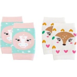 Set 2 Ginocchiere Antiscivolo Per Gattonare Zoocchini Unicorno/Cerbiatto