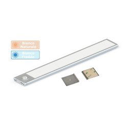 Trade Shop - Lampada Led Calamitata Parete Armadio Ricaricabile Sensore Movimento 3 W Sen-600 -