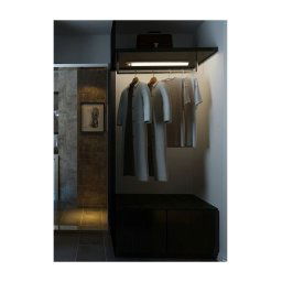 Trade Shop - Lampada Led Calamitata Parete Armadio Ricaricabile Sensore Movimento 3 W Sen-600 - -bianco Naturale -