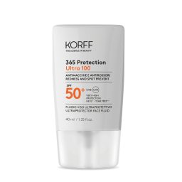 Korff 365 Protection Ultra 100 Viso SPF 50+ Antimacchie ed Antirossori 40 ml
