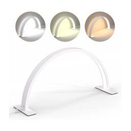 Trade Shop - Luce A Mezza Luna Per Scrivania Lampada Lunare A Led Per Unghie Trucco Estetista -