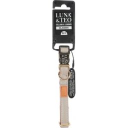 LUNA E TEO Collare Classic Marrone S