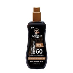 Australian Gold Protezione Solare SPF50 Spray Gel Effetto Bronze 237 Ml