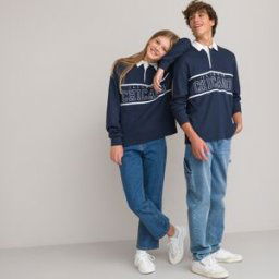LA REDOUTE COLLECTIONS Polo oversize unisex a maniche lunghe