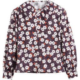 ROSEANNA x LA REDOUTE Blusa con colletto Peter Pan, stampa floreale