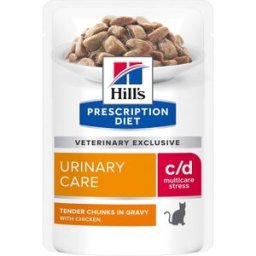 HILLS Hill's Prescription Diet c/d Urinary Care Multicare Stress Alimento Umido per Gatti 85G