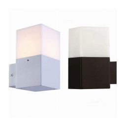 Trade Shop - Applique A Muro Per Esterno Lampada Da Parete In Alluminio Attacco E27 Ip44 B160 -