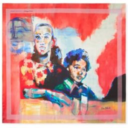 Stuart Weitzman Sw X Kidsuper Silk Scarf - Donna Old Items Corallo One Size