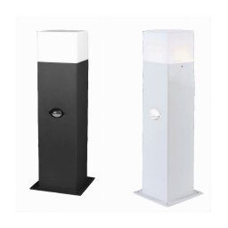 Trade Shop - Lampione Esterno Con Sensore Movimento E27 Lampada Da Terra Lampioncino Ip44 H440 -