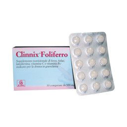 Clinderm Foliferro integratore per donne in gravidanza 30 compresse