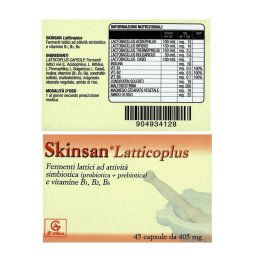 Skinsan Latticoplus integratore alimentare di fermenti lattici 45 capsule