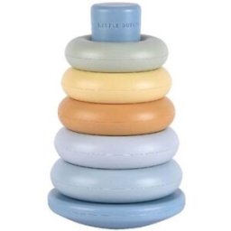 Anelli impilabili in plastica Little Dutch Blu