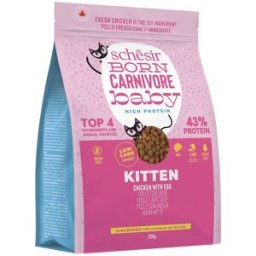SCHESIR Born Carnivore Kitten Pollo con Uova 255G