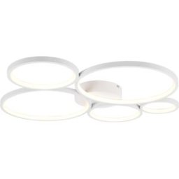 Trio Lighting Plafoniera 5 LED Rondo bianco Trio