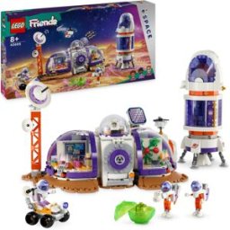 Lego Base spaziale su Marte con razzo Friends