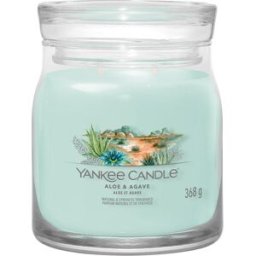 Yankee Candle Aloe & Agave, candela giara media