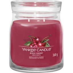 Yankee Candle Black Cherry candela in giara media
