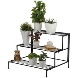 altri brand Scaffale portavasi 3 ripiani 66x49x55 cm